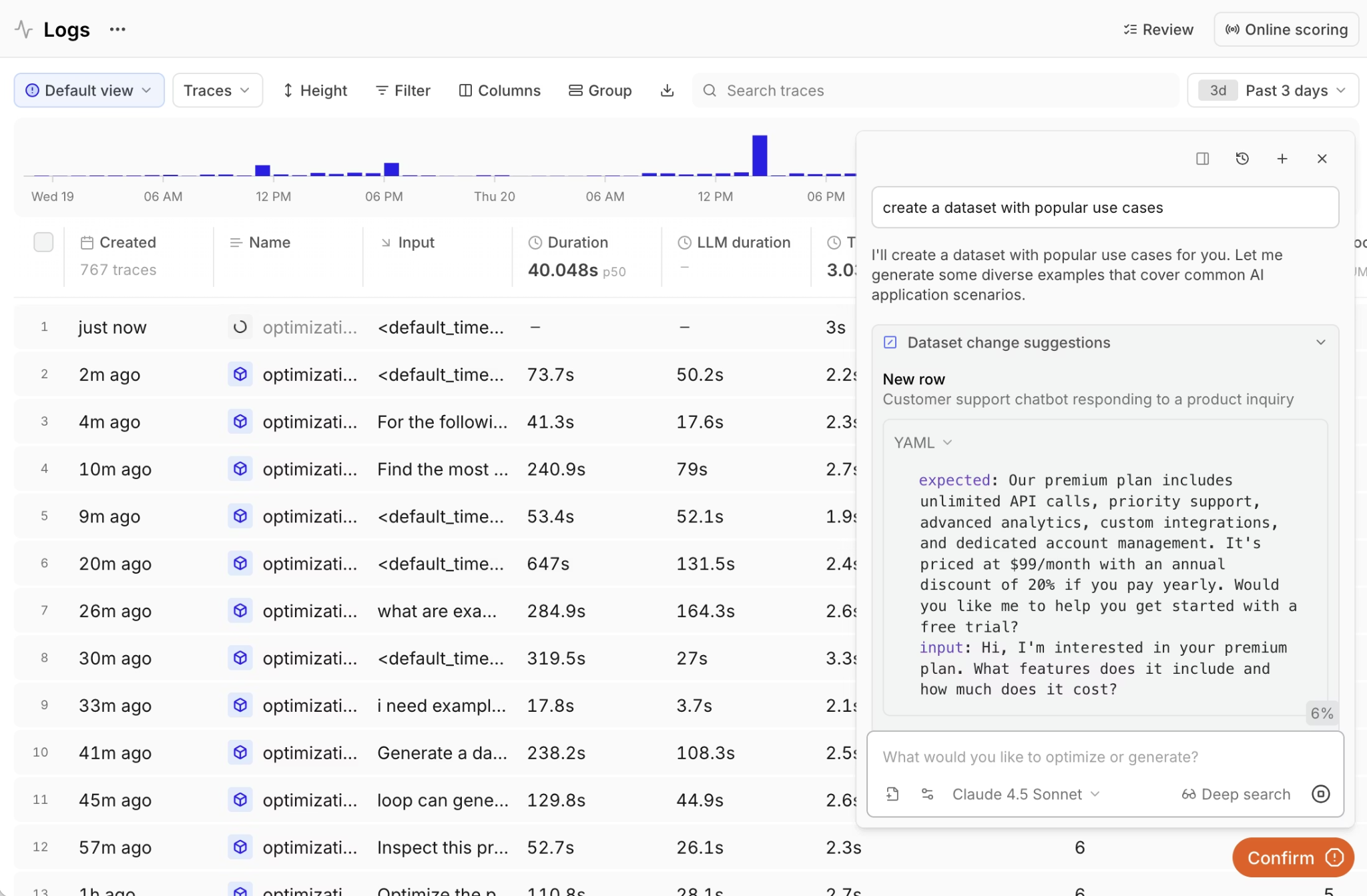Braintrust Loop AI assistant
